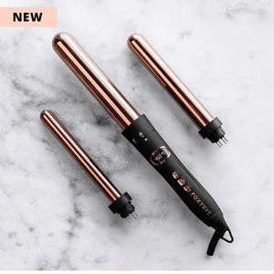 Foxybae 3 in 1 curling wand ROSE GOLD